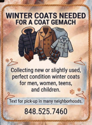 WINTER COATS NEEDED