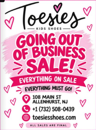 TOESIES KIDS SHOES - Everything on Sale!