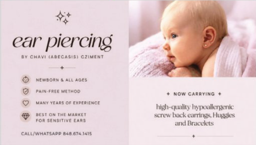 Newborn Ear Piercings 